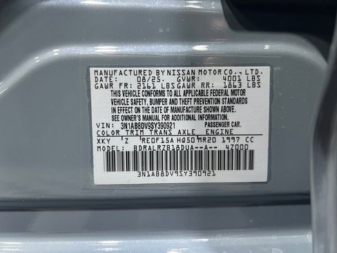 New 2025 Nissan Sentra SR image 25