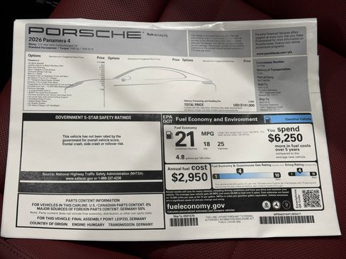 New 2026 Porsche Panamera 4 image 56
