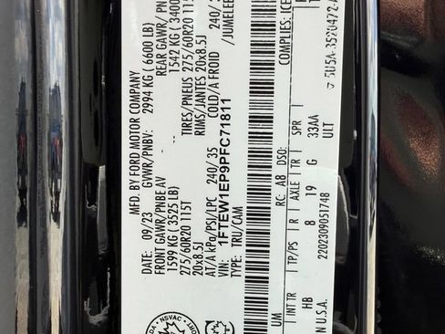 Used 2023 Ford F150 Lariat w/ Equipment Group 502A High AWD/4WD image 28