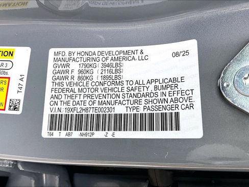 New 2026 Honda Civic Sport image 8