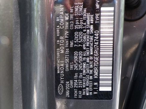 Certified 2024 Hyundai Palisade Calligraphy AWD/4WD image 37