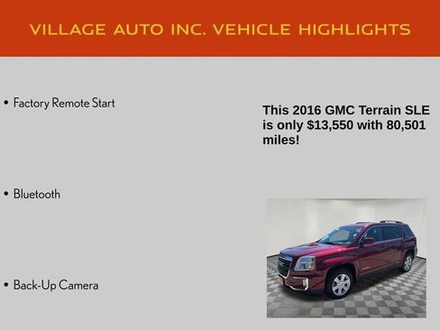 Used 2016 GMC Terrain SLE w/ Convenience Package AWD/4WD image 14