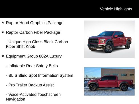 Used 2020 Ford F150 Raptor w/ Equipment Group 802A Luxury image 6