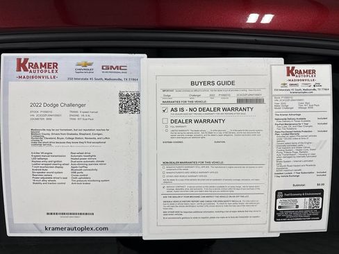 Used 2022 Dodge Challenger R/T Scat Pack RWD image 35