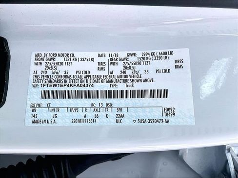 Used 2019 Ford F150 XL w/ Equipment Group 101A Mid image 34