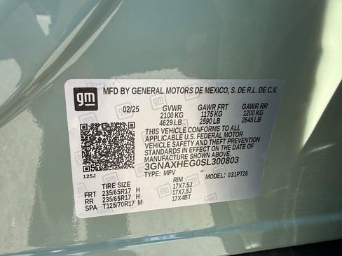 Used 2025 Chevrolet Equinox LT w/ Convenience Package II FWD image 9