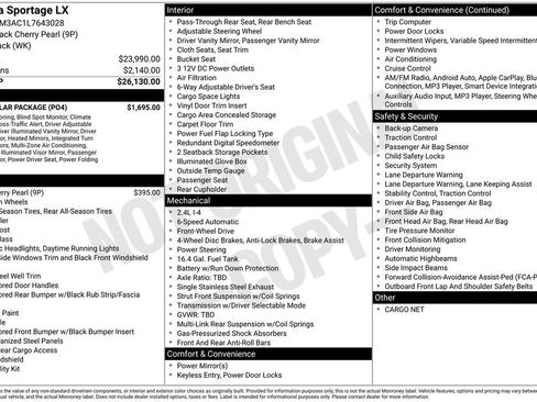 Used 2020 Kia Sportage LX w/ LX Popular Package image 6
