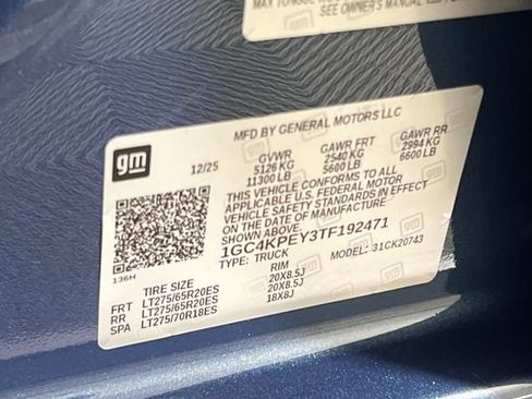 New 2026 Chevrolet Silverado 2500 LTZ w/ LTZ Convenience Package AWD/4WD image 26