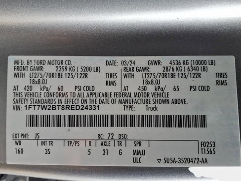 Used 2024 Ford F250 XLT image 27