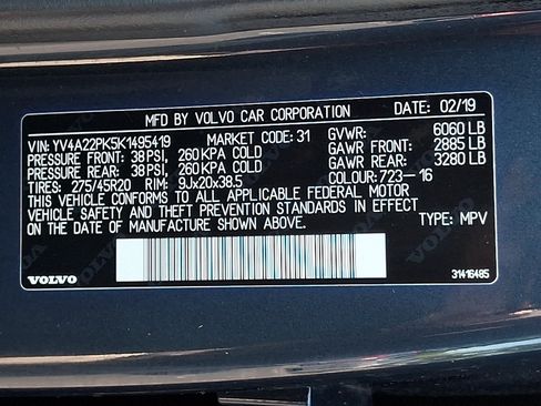 Used 2019 Volvo XC90 T6 Momentum w/ Protection Package Premier AWD/4WD image 27