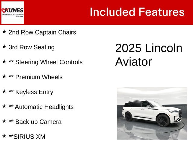 Used 2025 Lincoln Aviator Reserve w/ Equipment Group 201A AWD/4WD image 5