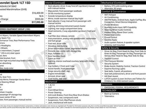 Used 2020 Chevrolet Spark LT image 7