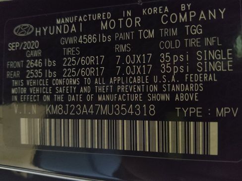 Used 2021 Hyundai Tucson SE w/ Cargo Package FWD image 33