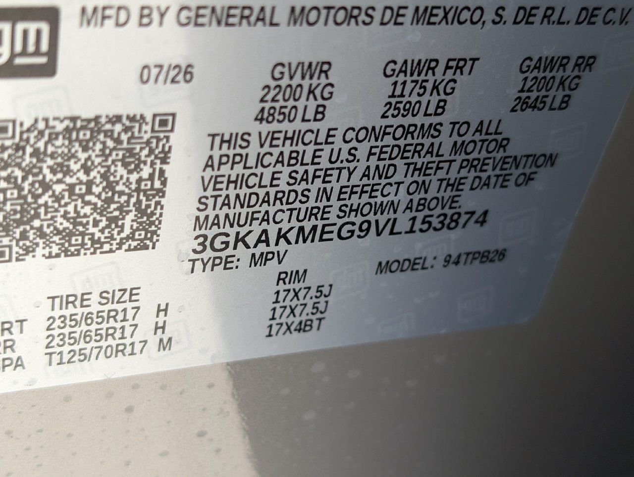New 2027 GMC Terrain Elevation w/ LPO, Floor Liner Package FWD image 21