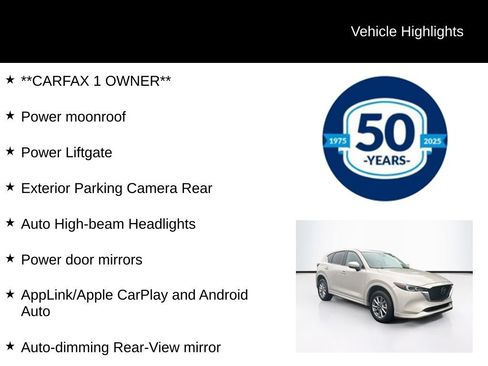 Used 2025 MAZDA CX-5 AWD 2.5 S w/ Preferred Package image 5