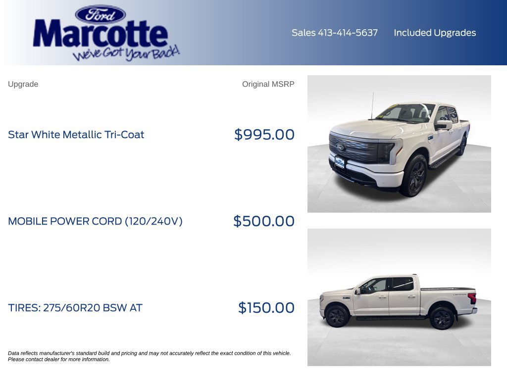 Used 2024 Ford F150 Lightning Lariat AWD/4WD image 5
