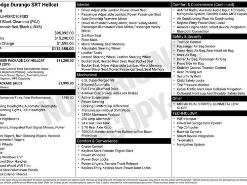 New 2024 Dodge Durango SRT Hellcat image 9