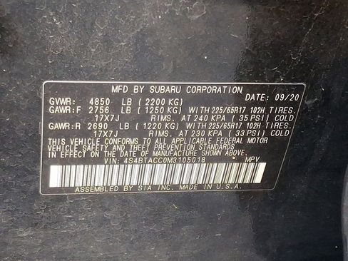 Used 2021 Subaru Outback Premium image 26