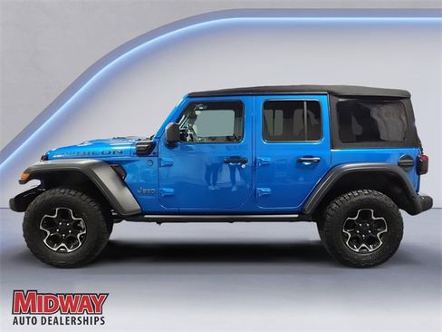 Used 2022 Jeep Wrangler Unlimited Rubicon 4xe w/ Safety Group image 2