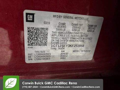 Used 2019 GMC Sierra 2500 Denali w/ Duramax Plus Package AWD/4WD image 38