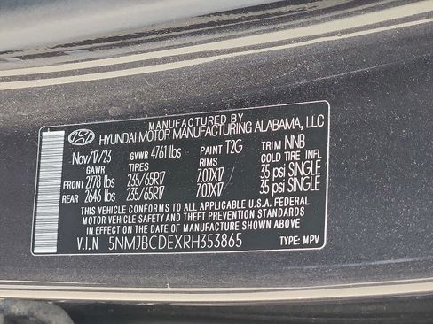 Used 2024 Hyundai Tucson SEL AWD/4WD image 26