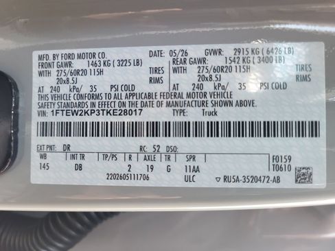 Used 2026 Ford F150 STX w/ Equipment Group 200A RWD image 25