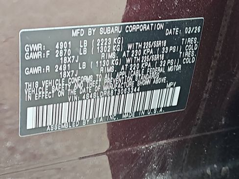 Certified 2026 Subaru Forester Limited AWD/4WD image 41