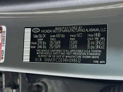 Certified 2024 Hyundai Tucson SEL w/ Convenience Package AWD/4WD image 38