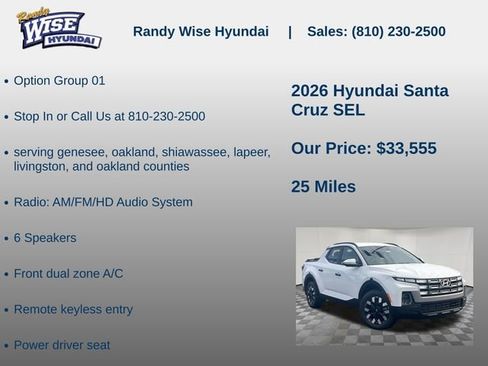 New 2026 Hyundai Santa Cruz SEL AWD/4WD image 5