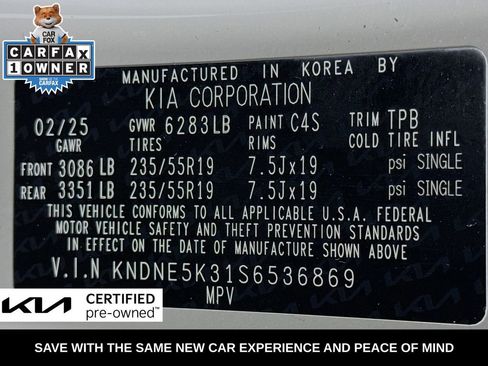 Used 2025 Kia Carnival SX image 37