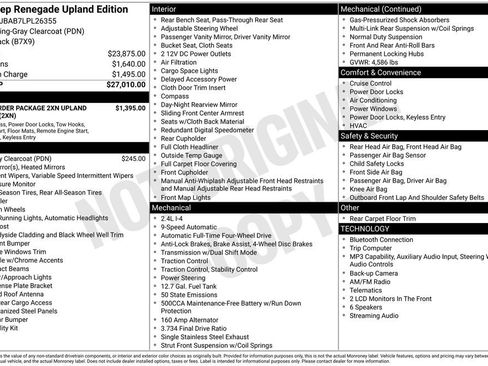 Used 2020 Jeep Renegade Sport AWD/4WD image 10