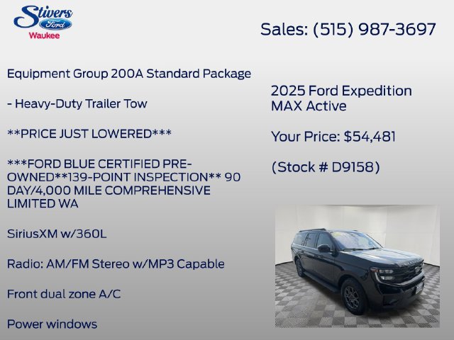 Certified 2025 Ford Expedition Max Active AWD/4WD image 8