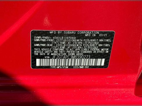 Certified 2021 Subaru Crosstrek 2.0i Premium image 29