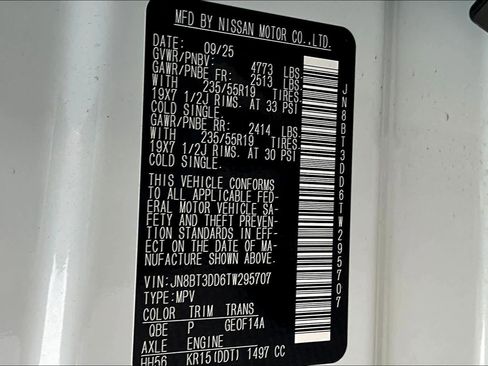 New 2026 Nissan Rogue Platinum image 14