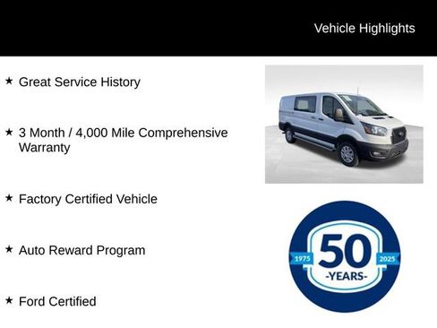 Used 2024 Ford Transit 250 Low Roof w/ Exterior Upgrade Package RWD image 7
