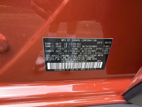 Used 2024 Subaru Crosstrek 2.5i Wilderness AWD/4WD image 9