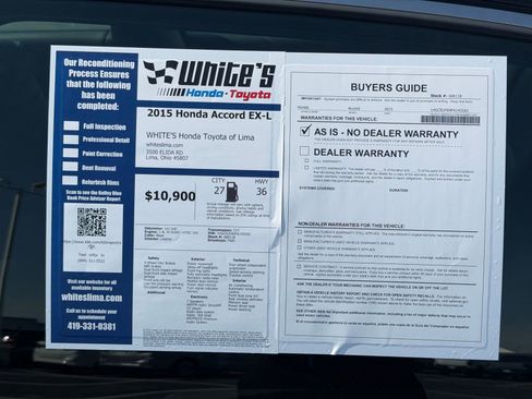 Used 2015 Honda Accord EX-L image 31