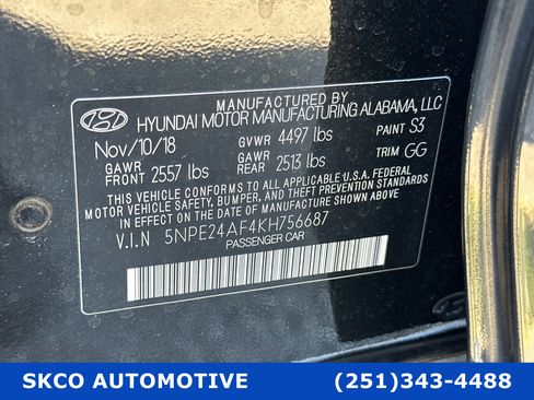 Used 2019 Hyundai Sonata SE image 28