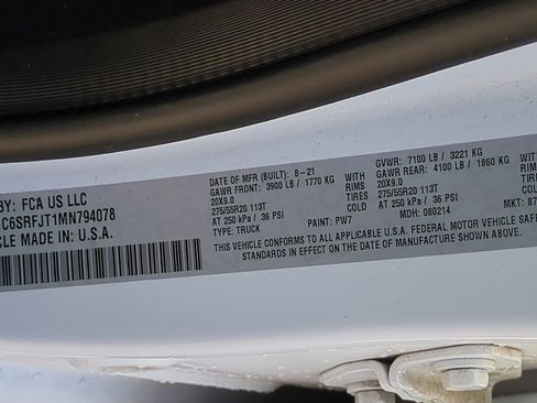 Used 2021 RAM 1500 Laramie w/ Sport Appearance Package image 34