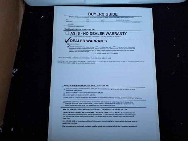 Used 2023 RAM 1500 Tradesman AWD/4WD image 35