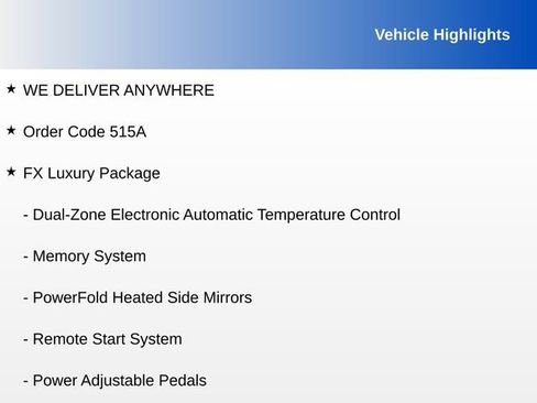 Used 2012 Ford F150 FX2 w/ FX Luxury Pkg RWD image 8