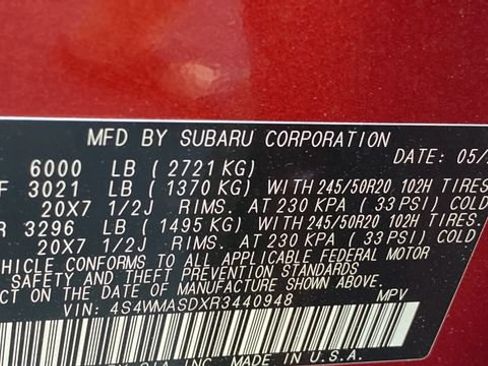 Used 2024 Subaru Ascent Limited AWD/4WD image 27