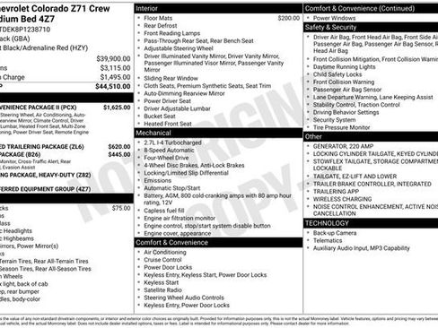 Used 2023 Chevrolet Colorado Z71 w/ Z71 Convenience Package 2 image 33