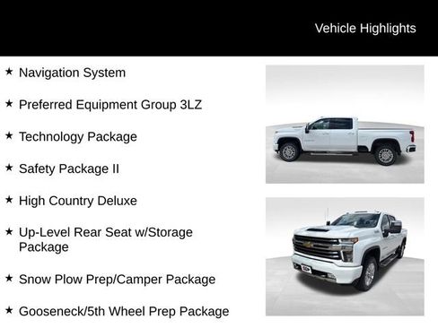Used 2021 Chevrolet Silverado 2500 High Country w/ Z71 Off-Road Package AWD/4WD image 3