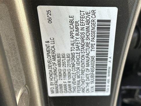 Certified 2025 Acura TLX w/ Technology Package image 37