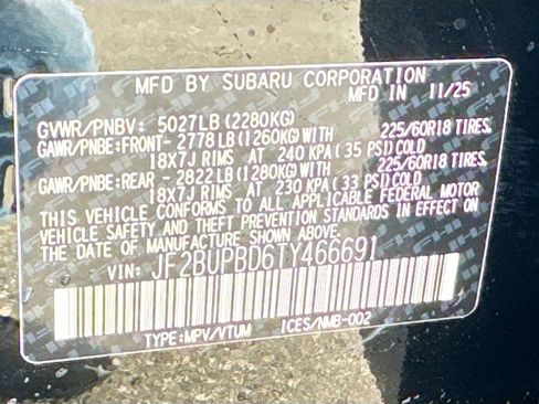 New 2026 Subaru Outback Premium AWD/4WD image 42