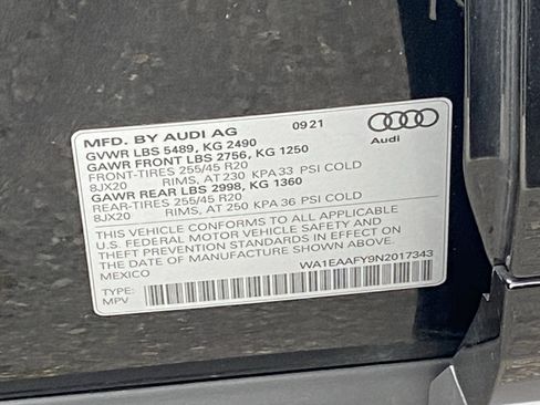 Used 2022 Audi Q5 2.0T Premium Plus w/ Premium Plus Package AWD/4WD image 9