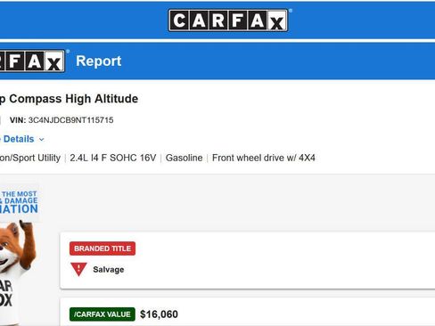 Used 2022 Jeep Compass High Altitude AWD/4WD image 50