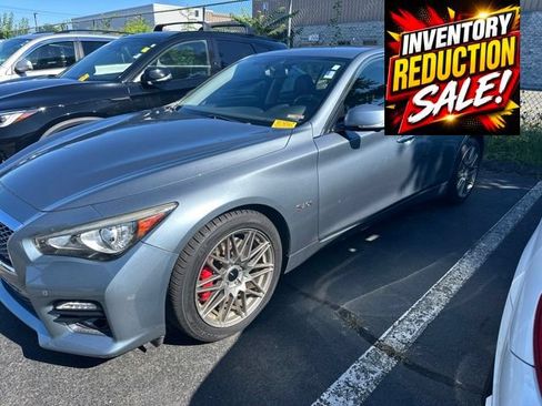 Used 2017 INFINITI Q50 Red Sport 400 AWD/4WD image 1