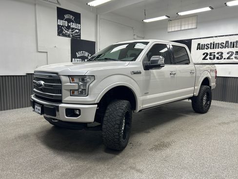 Used 2016 Ford F150 Platinum w/ Technology Package AWD/4WD image 3